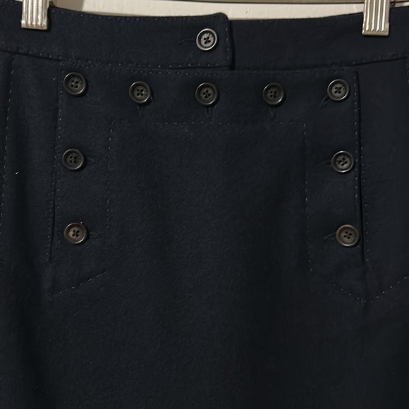 CELENE! Navy wool and cashmere skirt! Size 38 - Picture 3 of 4